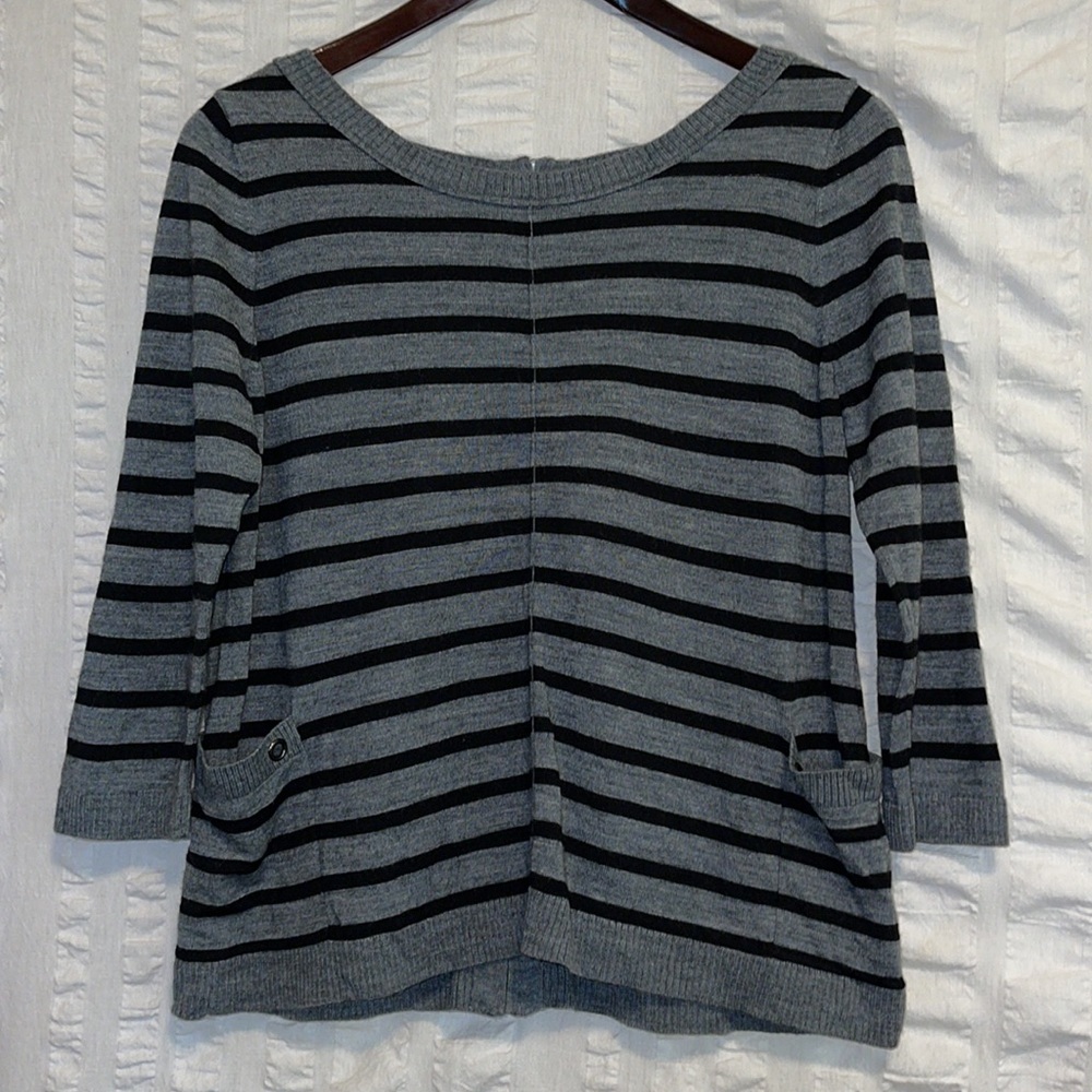 Caslon Wool Blend Striped Sweater